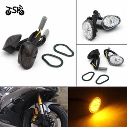 LED Turn Signal Light Indicator Lamp Flush Mount For Yamaha YZF R1 R6 R6S Motorcycle accessories