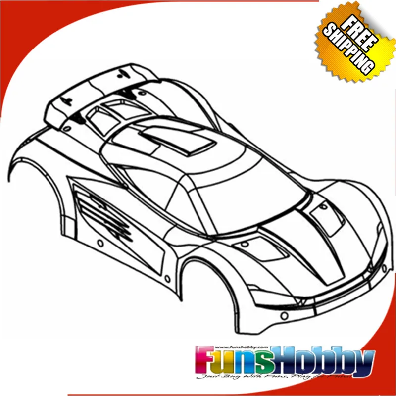 MCD Racing Xs5 Body Shell.COD.500901P