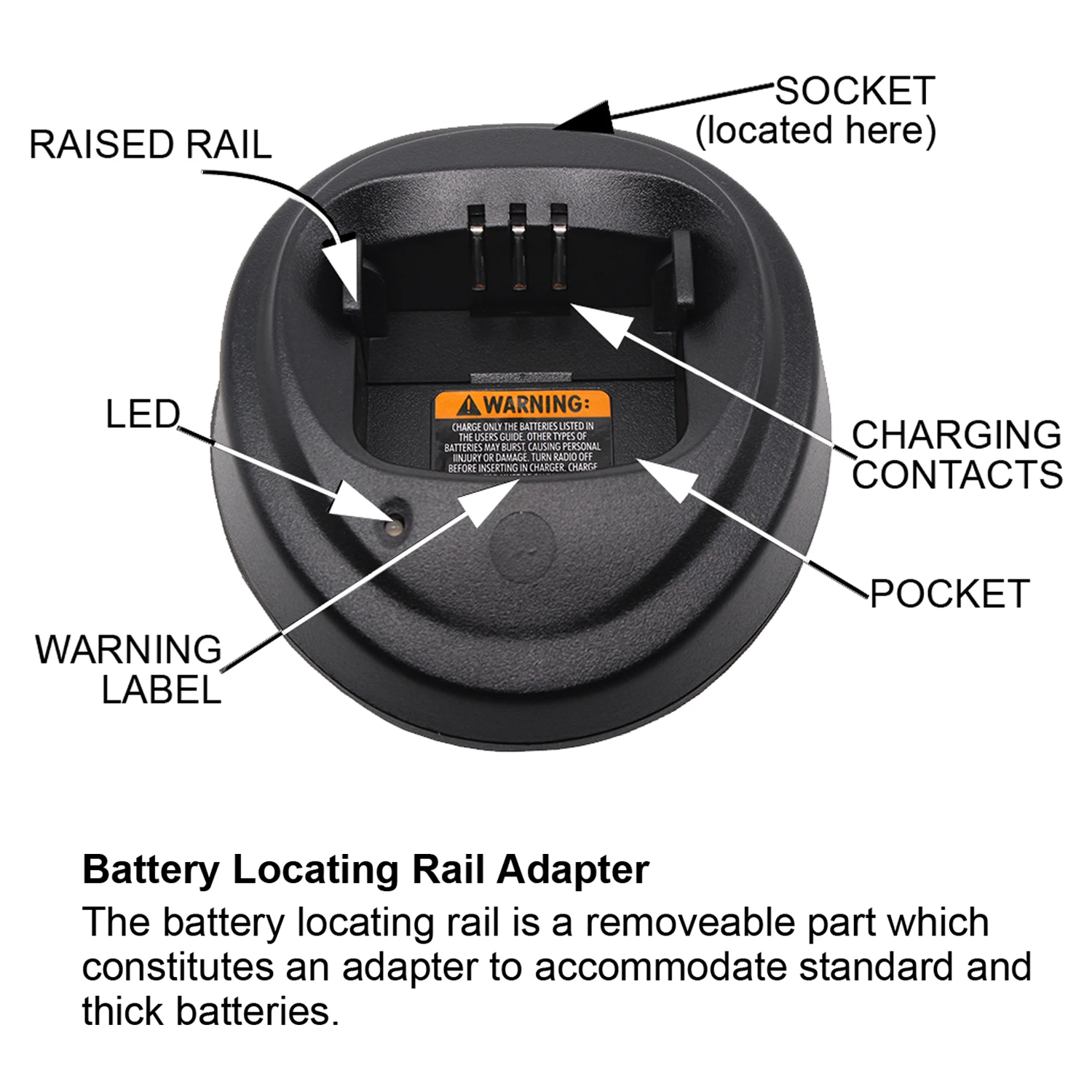 Chargeur simple universel avec adaptateur, pour radio DEP450 CP140 CP040 CP180 CP200 CP380 EP450 CP180 GP3688 Store 400, PMLN5192 WPLN4audit