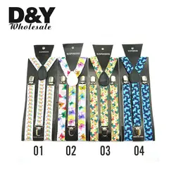 Men Women Unisex Shirt Clip-On Braces Adjustable Elastic Suspender