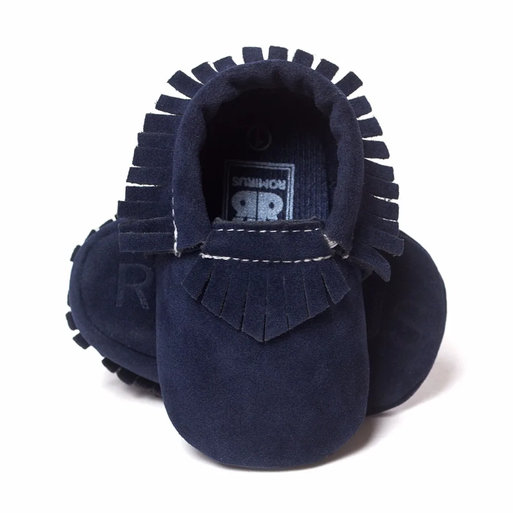 

Navy Blue Baby Boy First Walkers Newborn Shoes Fringe Soft Comfortable Training Walking Shoe Bebe Moccasins Fashion Slipper