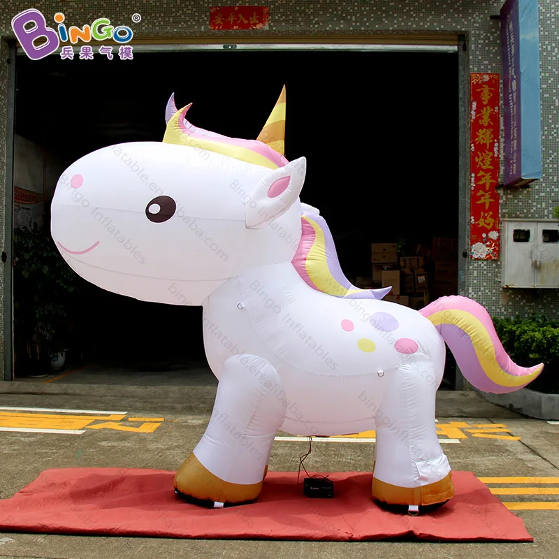 3X2.6m Inflatable Horse Cartoon, Air Unicorn Horse Balloon Inflatables -Inflatable Toy