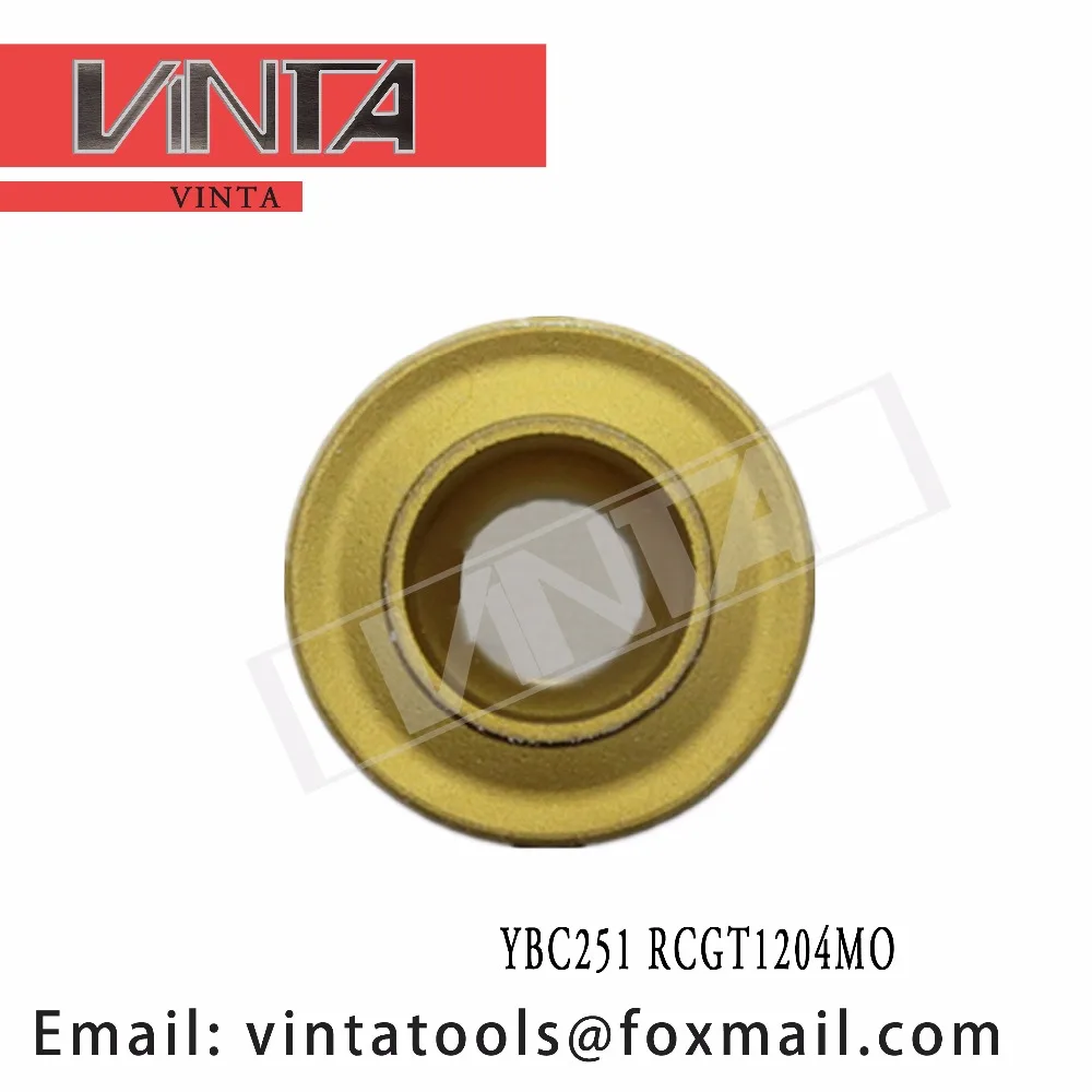 

high quality 10pcs/lots YBC251 RCGT1204MO cnc carbide milling inserts