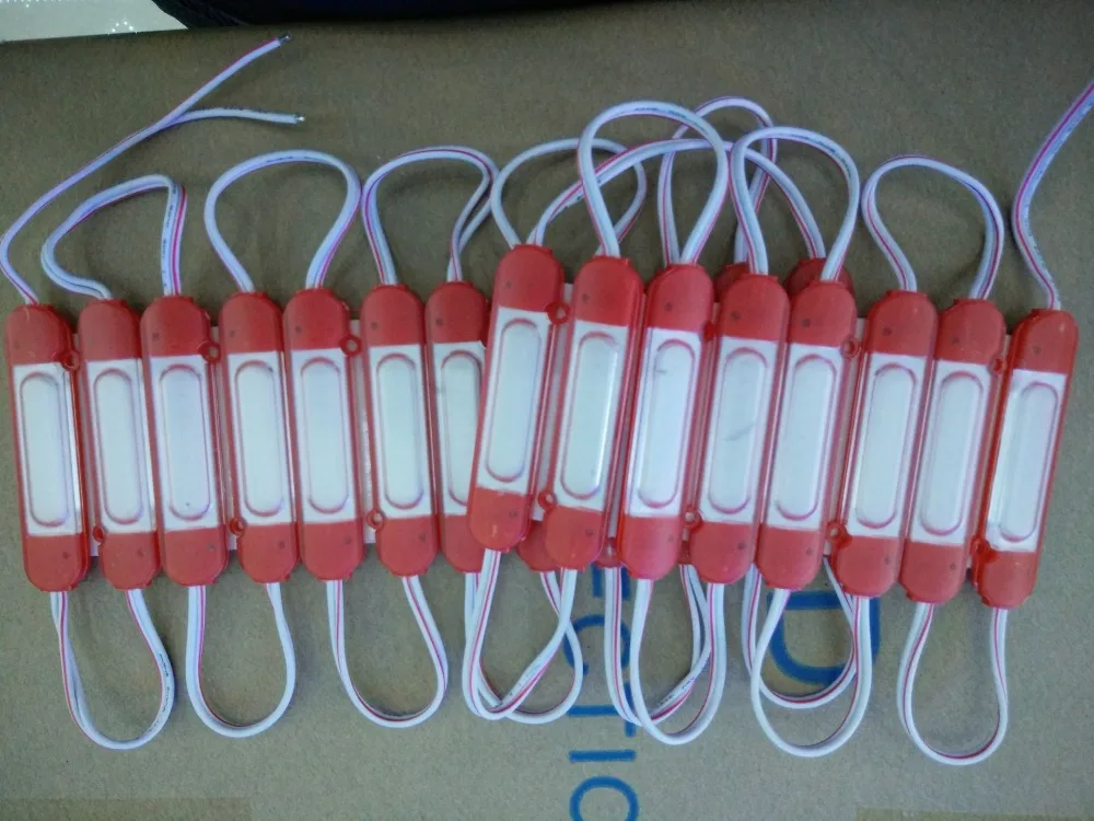 20pcs/lot COB Glassled module DC12V with lens Waterproof IP67 LED Module lighting Led Sign Backlights For Letter decoration