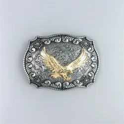 JEAN'S FRIEND New Western Rodeo Fly Eagle Double Color Belt Buckle also Stock in US BUCKLE-WT128