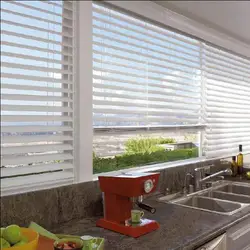 WHITE WOOD WOODEN VENETIAN BLINDS REAL WOOD WITH CORD STYLE