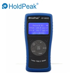 HoldPeak HP-5800D PM2.5 Detector PM10 Air Quality Monitor In Gas Analyzers High precision laser tester For Environmental