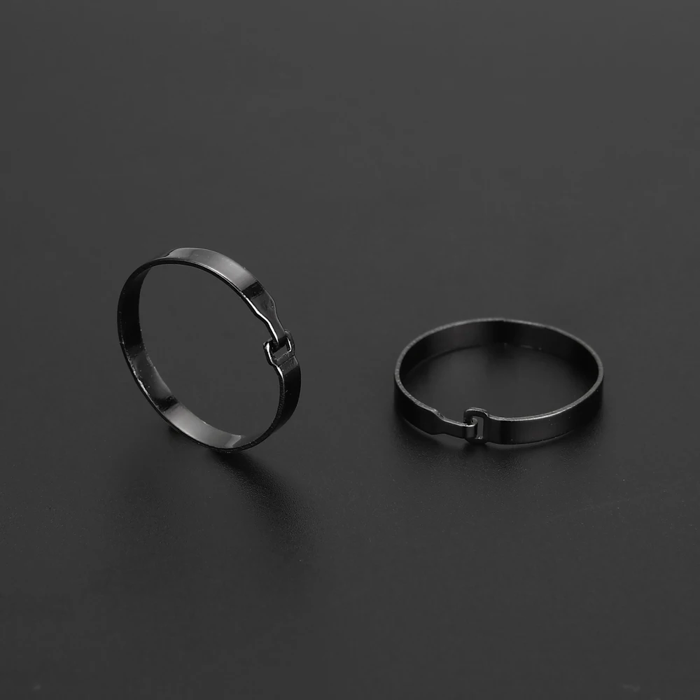 Flat Opening Circle Metal Book Rings Binder Ring Gold Sliver Hinged Keychain Ring Scrapbook Craft Photo Album Scrapbook Split