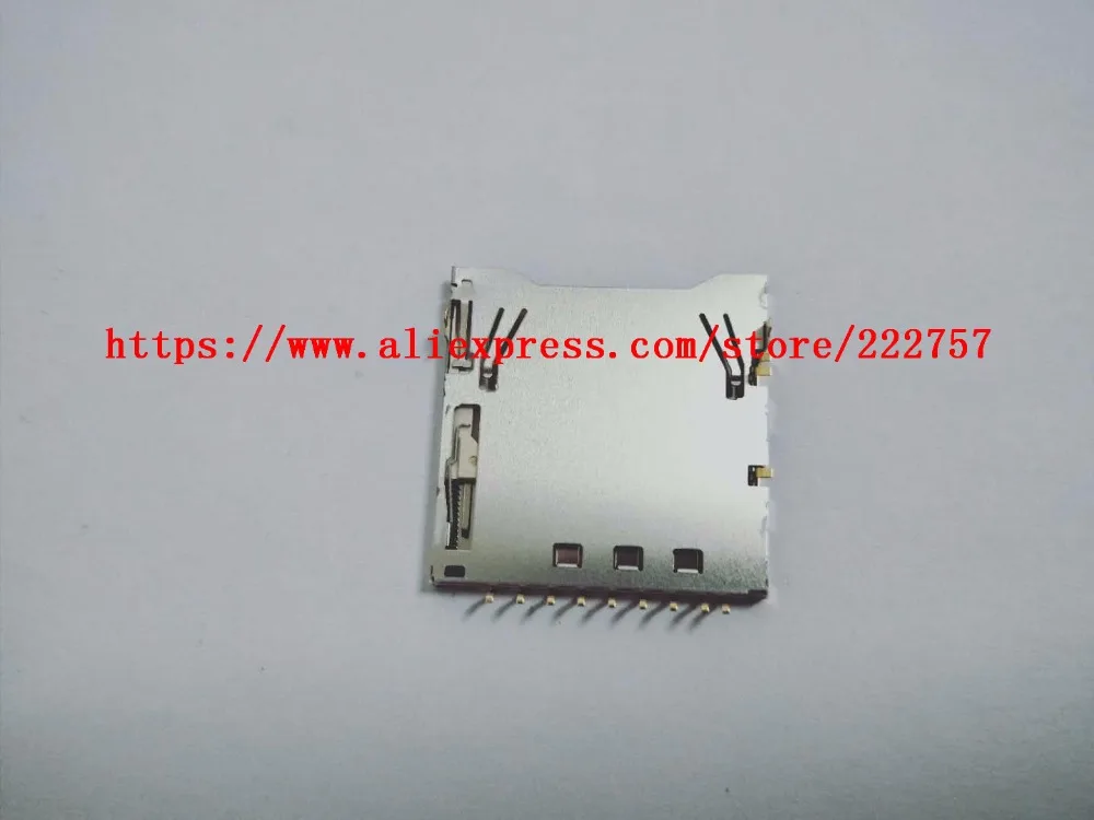 새로운 sd 메모리 카드 슬롯 홀더 nikon d7100 d7200 용 pentax K-X kx kr k5 k5iis k30 k7 디지털 카메라 수리 부품