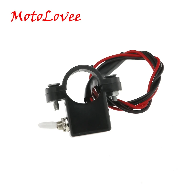 

MotoLovee Motorcycle Switch Dual Double Flash Warning Light Switch 2.2-2.5cm Diameter DIY Handlebar Switch for Motorbike Scooter