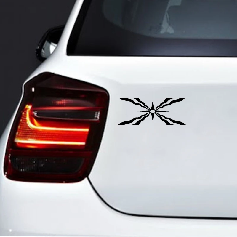 YJZT 14.8CM*5.8CM Ancient Assyrian Symbol Flag Individualized Vinyl Car-styling Car Sticker Decor Decal Black/Silver C11-1309