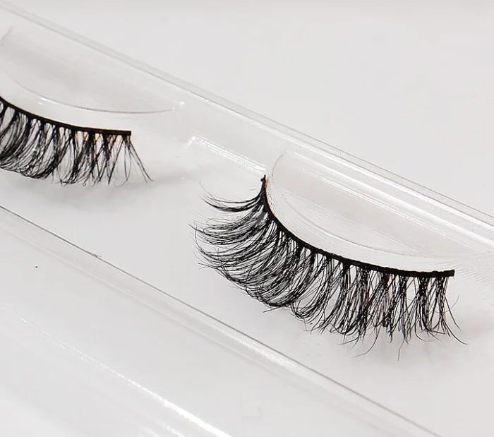 1pair Mink Eyelashes Natural Black False Eyelashes Long Cross Fake Eye Lashes Extension accessory Makeup tools