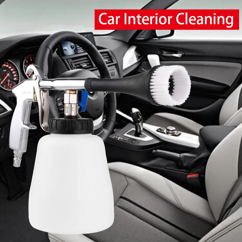 Car Wash for Pressure Washer Interior Cleaning Machine Blowing Dust Deep Cleaning Gun With Brush High Pressure