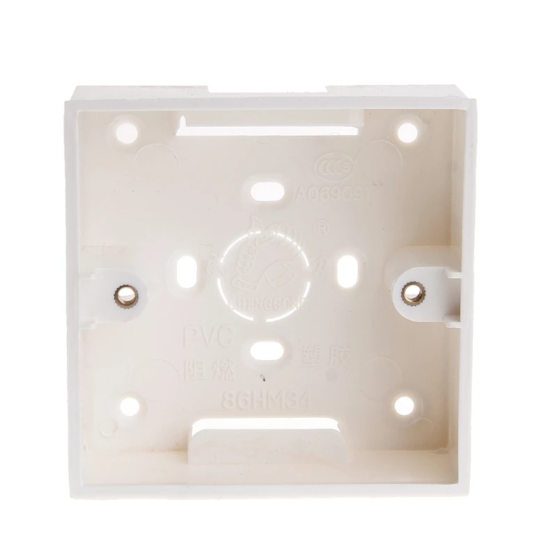 YAM 86X86 PVC Junction Box Wall Mount Cassette For Switch Socket Base For lishao home improvement