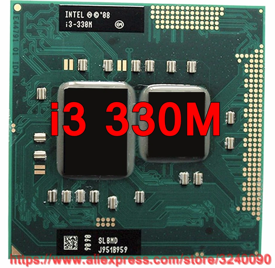 Oryginalny procesor intel Core i3 330 M 2.1 GHz i3-330M dwurdzeniowy procesor PGA988 mobilny procesor Laptop procesor darmowa wysyłka