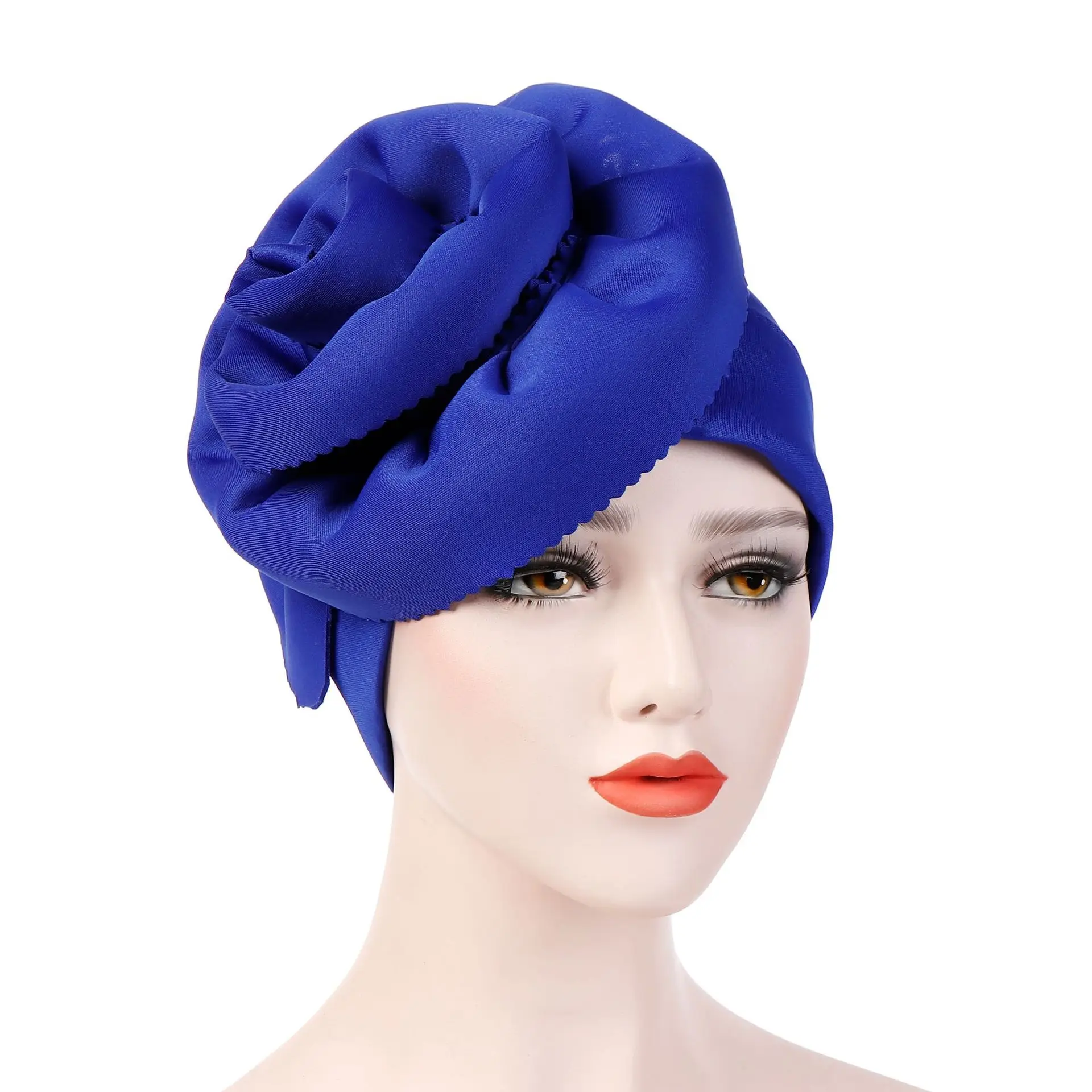 Di lusso di Cotone Turbante Headwrap Delle Donne Musulmane Hijab Accessori Per Capelli Hijab Caps Della Ragazza Musulmana Hijab