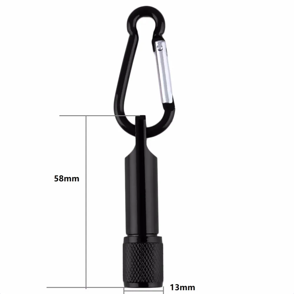 Colorful Super Bright Mini Portable LED Camping Flashlight Aluminum Keychain Keyring LED Light Self defense Torch Lamp outdoor