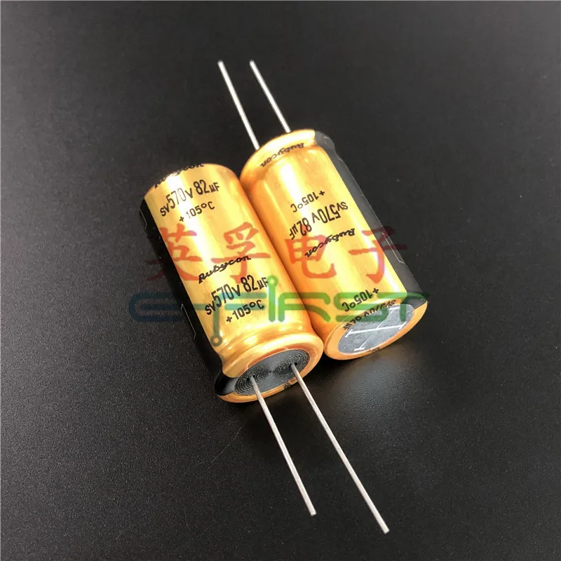 10pcs/30pcs Original Rubycon 570v82uf SV Tube Filter Capacitor 18X36 HiFi Capacitor free shipping