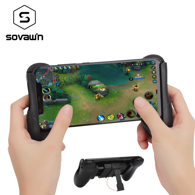 Portable Gamepad For PUBG Mobile Gaming Controller Extended Handle Holder Game Grip For iPhone Android Smartphones 4.5-6' Inch