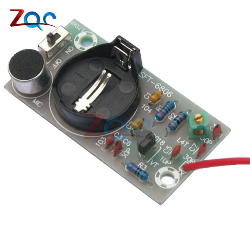 FM Transmitter Frequency Modulation Wireless Microphone Module DIY Kits Board Parts Simple Electronic Production Suite 88-108MHz