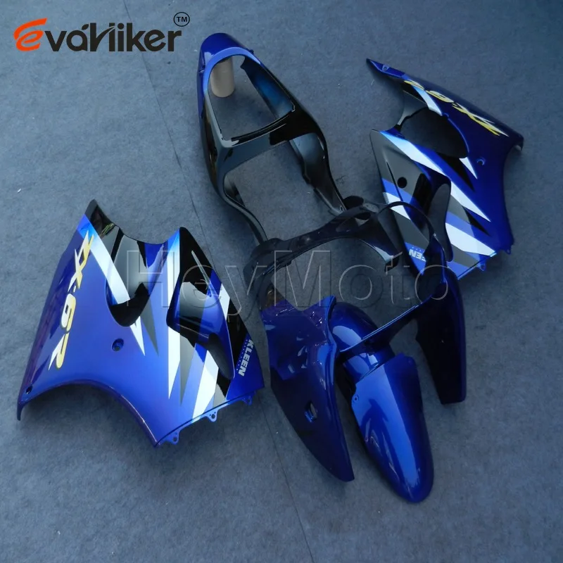 ABS Plastic fairing for ZX6R 2000 2001 2002  blue ZZR600 2005 2006 2007 2008 05 08 motorcycle bodywork kit Injection mold