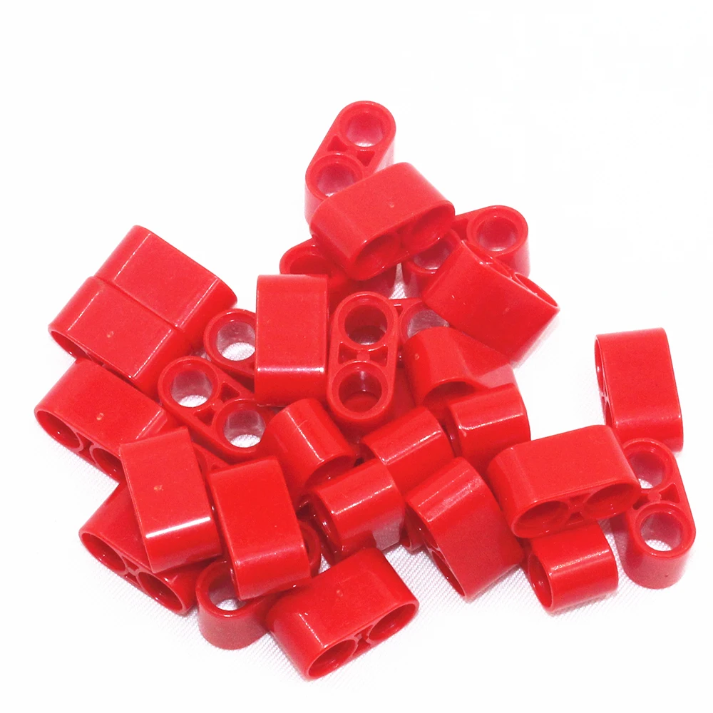Bloques de construcción MOC, ladrillos autoblocantes, piezas técnicas, 30 Uds., haz técnico de 2M, compatible con Lego 43857, juguete para niños