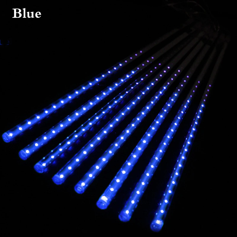 30cm 50cm 110v-230v chuva chuva chuva tubo guirlande led ao ar livre guirlanda fadas árvore de natal festão luzes decoração de casamento