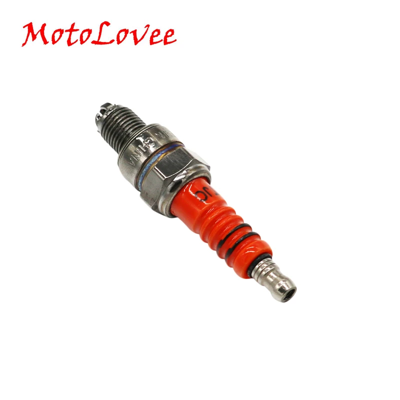 

MotoLovee 12V Motorcycle Spark Plug A7TC A7TJC 3 Electrode GY6 50 to 125cc Moped Scooter ATV Quads Modification Part