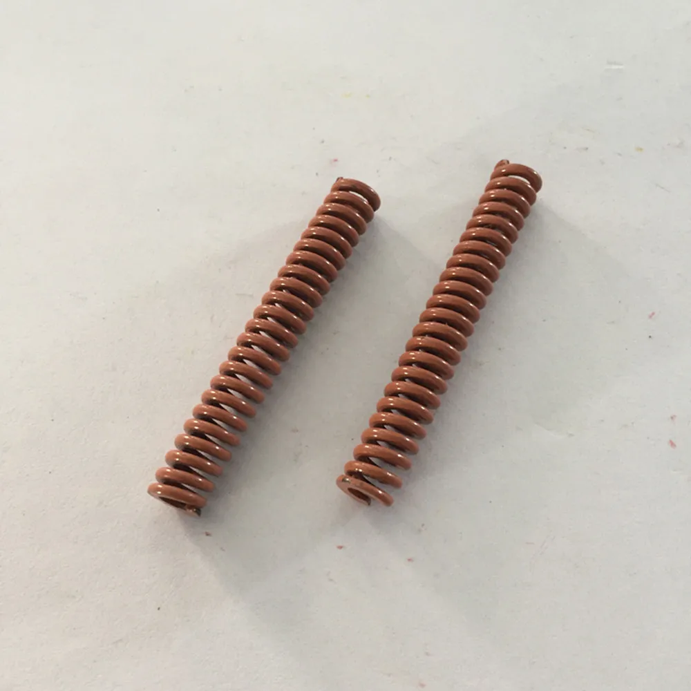 2 шт. коричневая Сверхтяжелая компрессионная пружина 8x4x20/30/50/80/90/100 мм