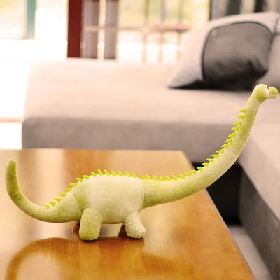 yellow long neck dinosaur toy plush tyrannosaurus dinosaurs doll children birthday gift about 70cm