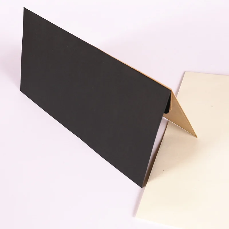 11X21Cm Kraft White(Not Pure White) Black Paper Envelope Message Letter Stationary Storage Paper Gift Wedding Invitation Cover