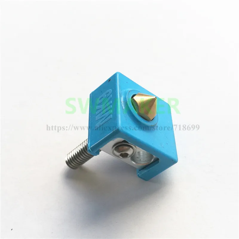 Reprap Prusa i3 Anet A8 3D printer auto leveling extruder assembly kit with silicone sock all metal extruder carriage