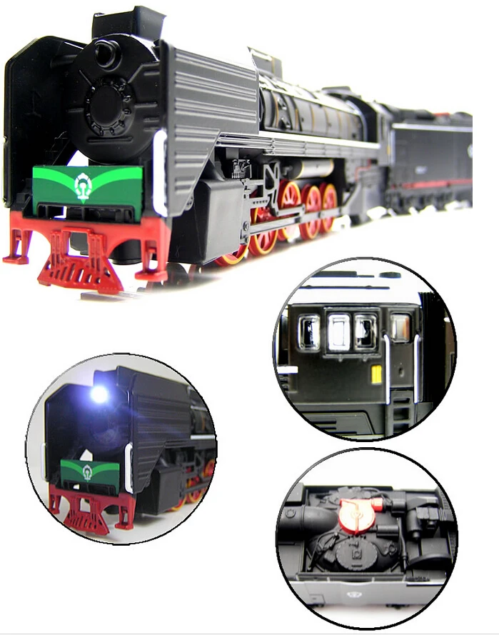 1:87 alloy model trains, toy trains High simulation, with sound and ligh, children\'s educational toys, free shipping