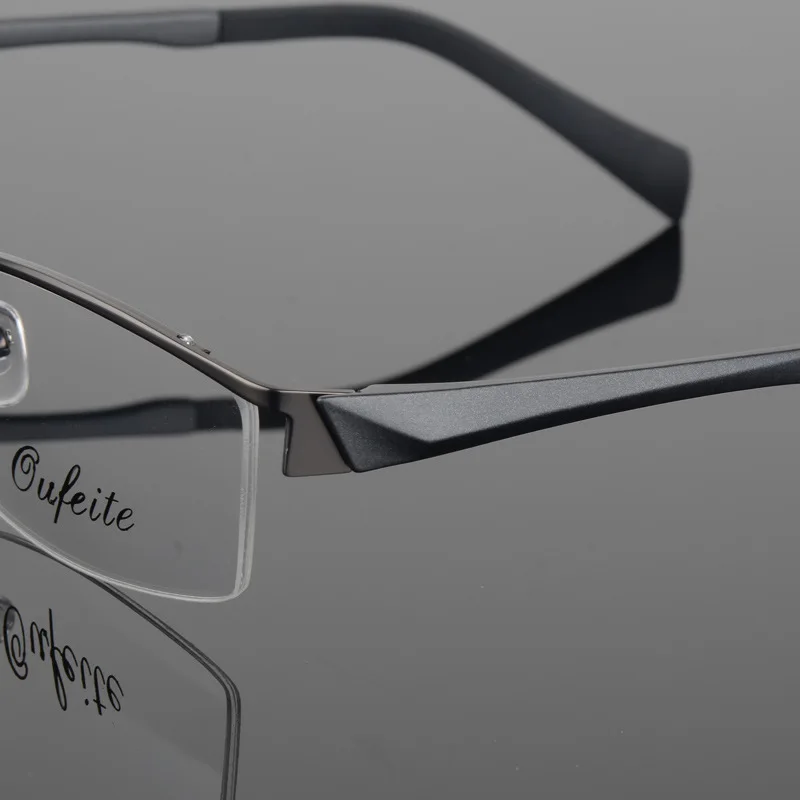 BCLEAR New myopia glasses men\'s fashion business casual half frame glasses frame fashion optical eyeglass 2493