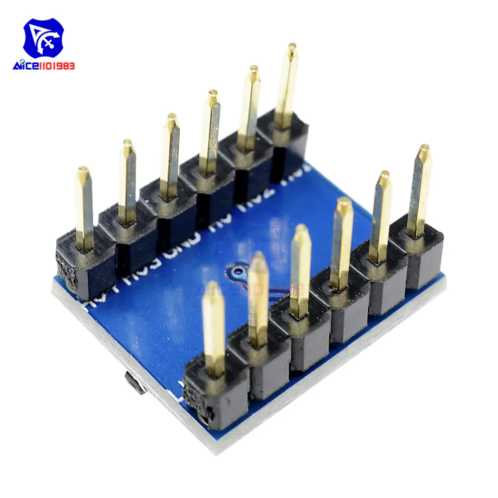 diymore IIC I2C Logic Level High/Low Voltage Converter Bi-Directional Board Module 5V 3.3V DC Module For Arduino with Pins