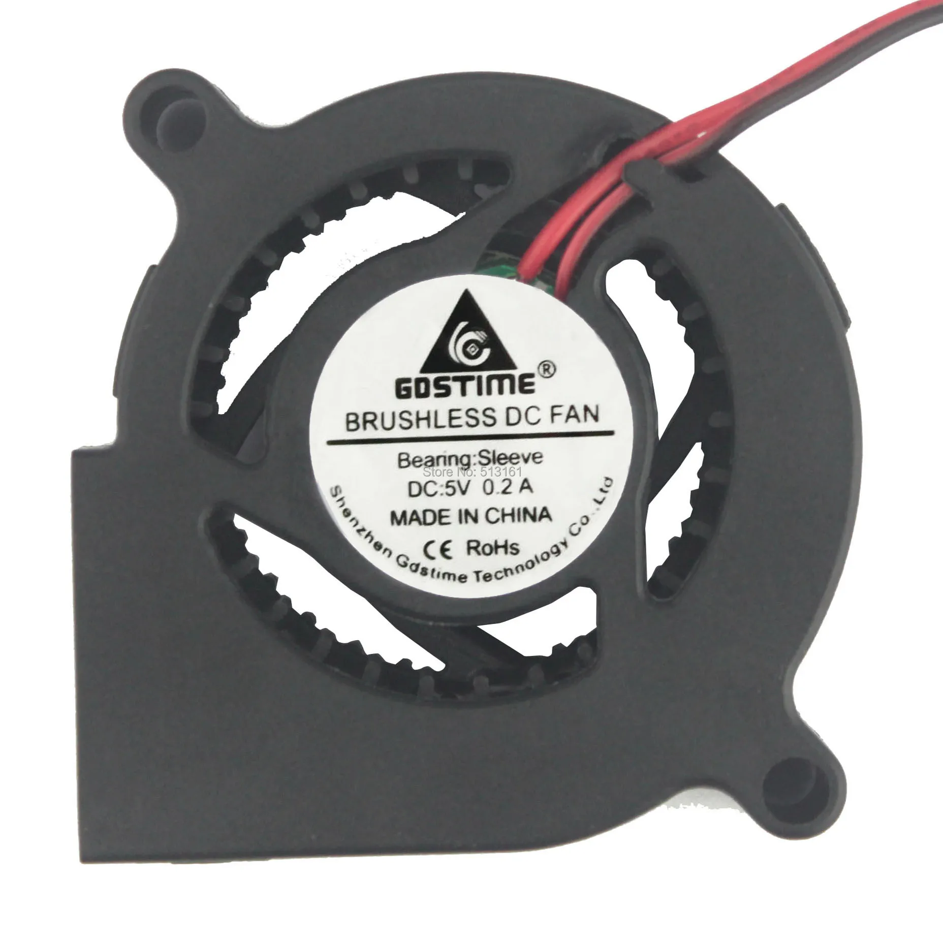 5 stücke Gdstime 5020 Mini 5 v DC Bürstenlosen Elektrische Gebläse Lüfter 2 Drähte 50mm x 20mm