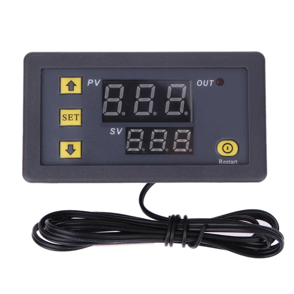 20A 12V Digital Thermostat Temperature Controller W3230  Regulator Heating Cooling Control Thermostat Instruments