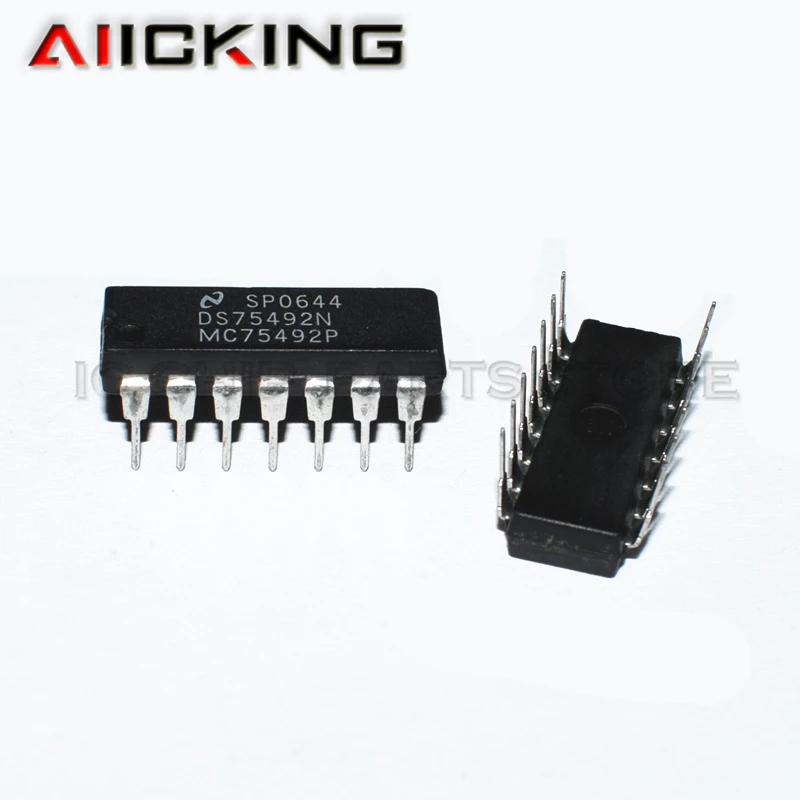 10/PCS DS75492N DS75492 DIP14 Terintegrasi IC Chip Baru Asli