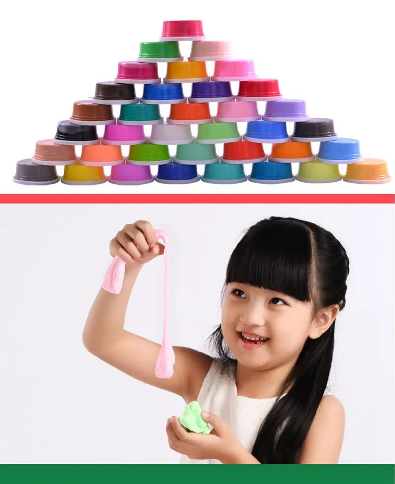 MOTOHOOD 36 Colors DIY Light Clay Intelligent Plasticine And Tools kit Sets Modeling Polymer Clay Slime Toy For Kids Gift