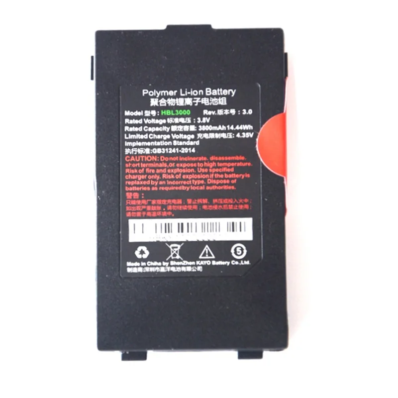 HBL3000  Battery for Urovo i3000 PDA New Li-Ion Lithium Rechargeable Accumulator Replacement 3.8V 3800mAh +Track Code