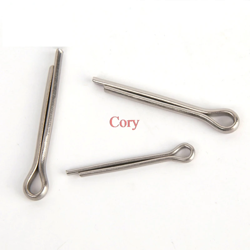 50pcs M1/M2 Diameter 8/10/12/16/20/25 Lengyh 304 Stainless steel U Shaped Open elastic pins Hairpin Cotter pin CZYC