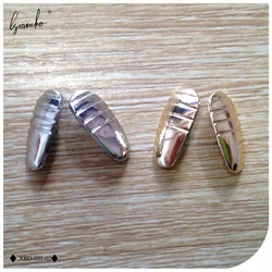 Lymouko 2 Pair/Lot Luxury Zinc Alloy Nose Pads Anti Allergy Ceramic Nose Pad Ellipse For EyeGlasses Frame Nasal Bracket