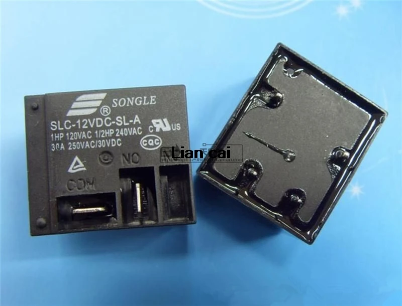 10PCS/lot Power relays SLC-05VDC-SL-A SLC-09VDC-SL-A SLC-12VDC-SL-A SLC-24VDC-SL-A 30A T91 HF2100 4PIN A group of normally open