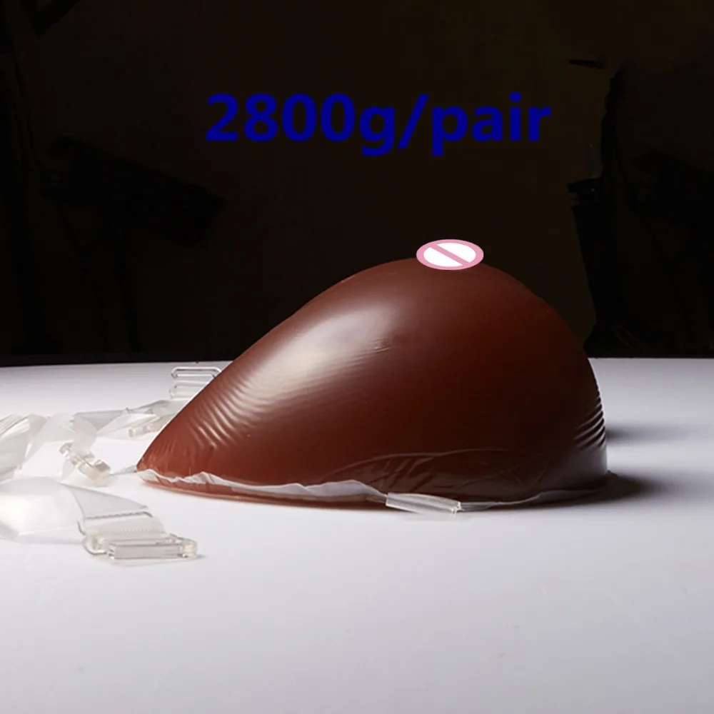 

Crossdresser Breast 2800g/pair Silicone Boobs Realistic Breast Forms Fake Breast Full Breast Enhancers