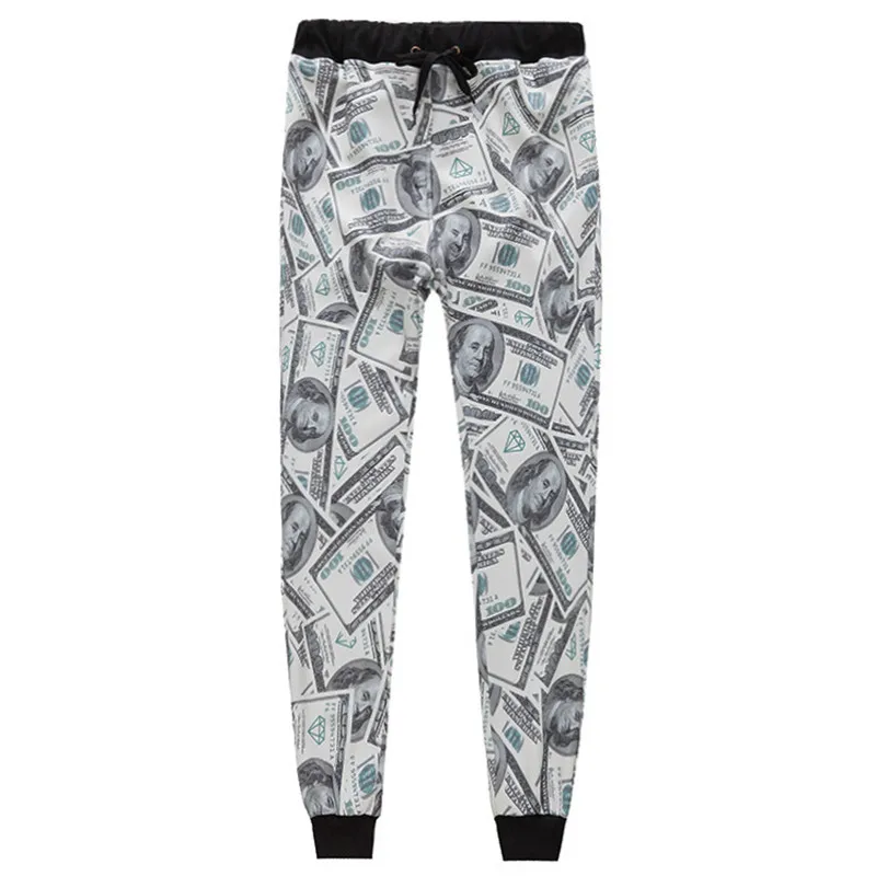 Harajulu New Funny 3D money pattern 100 dollar print sweat suits sweatshirt+sweatpants women men joggers sportsuits S-XXL R2392