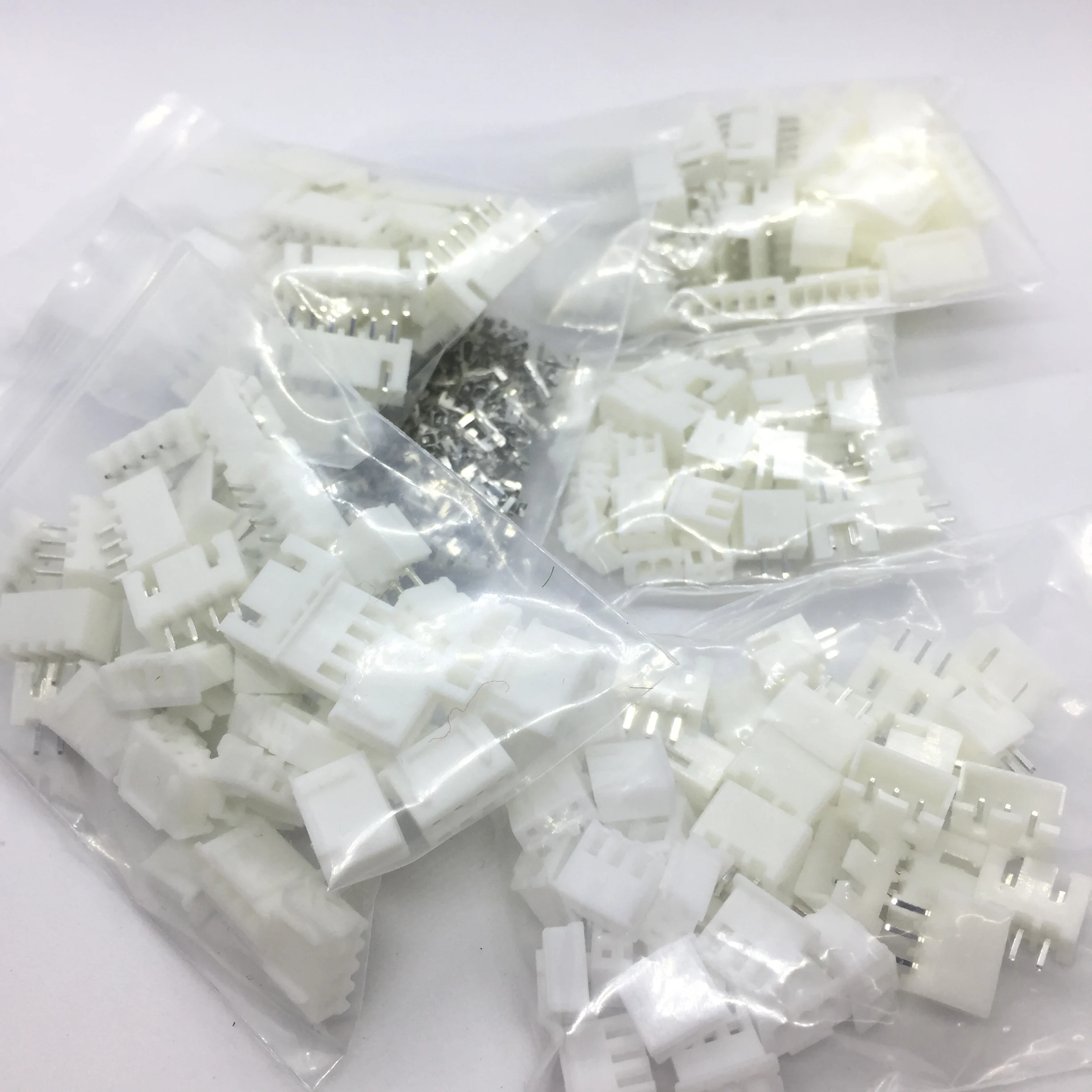 100Sets/Lot Mix Kit XH 2,54 2P 3P 4P 5P 6P Stecker Führt header Gehäuse Pin header Terminal Set XH TJC3