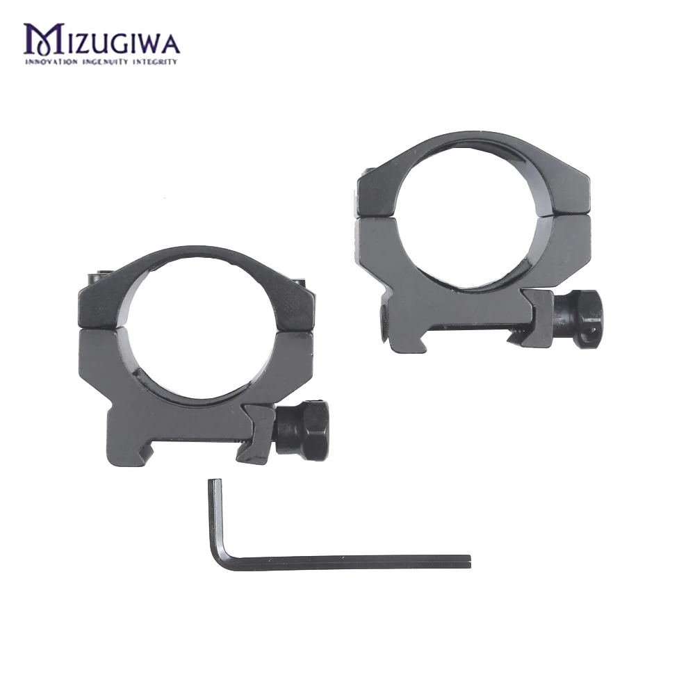 Mizugiwa Low Profile 6 Bolts 30mm Ring Weaver Heavy Duty 20mm Picatinny Rail Base Scope Mount Rifle Scope Hunting Accessories