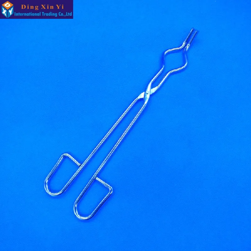 30CM Crucible tongs chromium plating process The laboratory with the crucible tongs