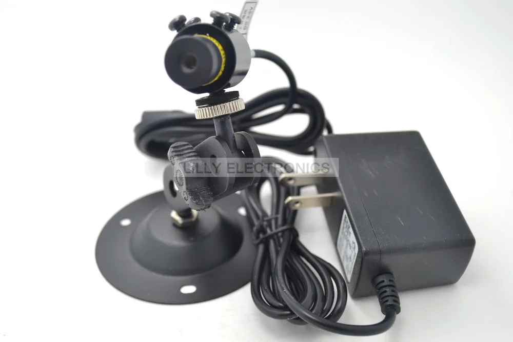 Focusable 780nm 100MW IR Infrared Laser Diode Module Laser Cross 14.5x45mm and Power Adapter and Mount Holder