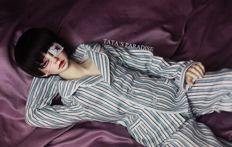 

1/4 1/3 scale BJD Pajama suit (top+pants) for BJD/SD clothes ID75 Uncle doll accessories,Not included doll and accessories 1073